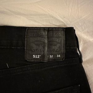Men’s Levi black jeans